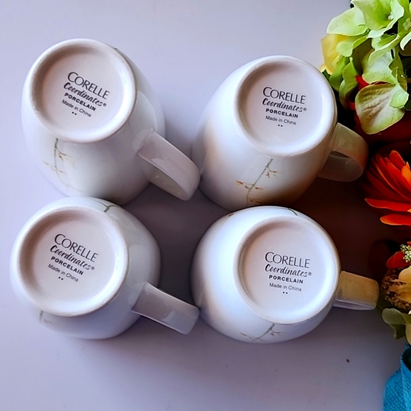 Set of 4 Corelle, Kobe Square Coffee/Tea Mugs. - Picture 5 of 8